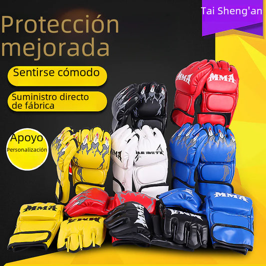 Guantes de Boxeo de Medio Dedo – Rendimiento Profesional